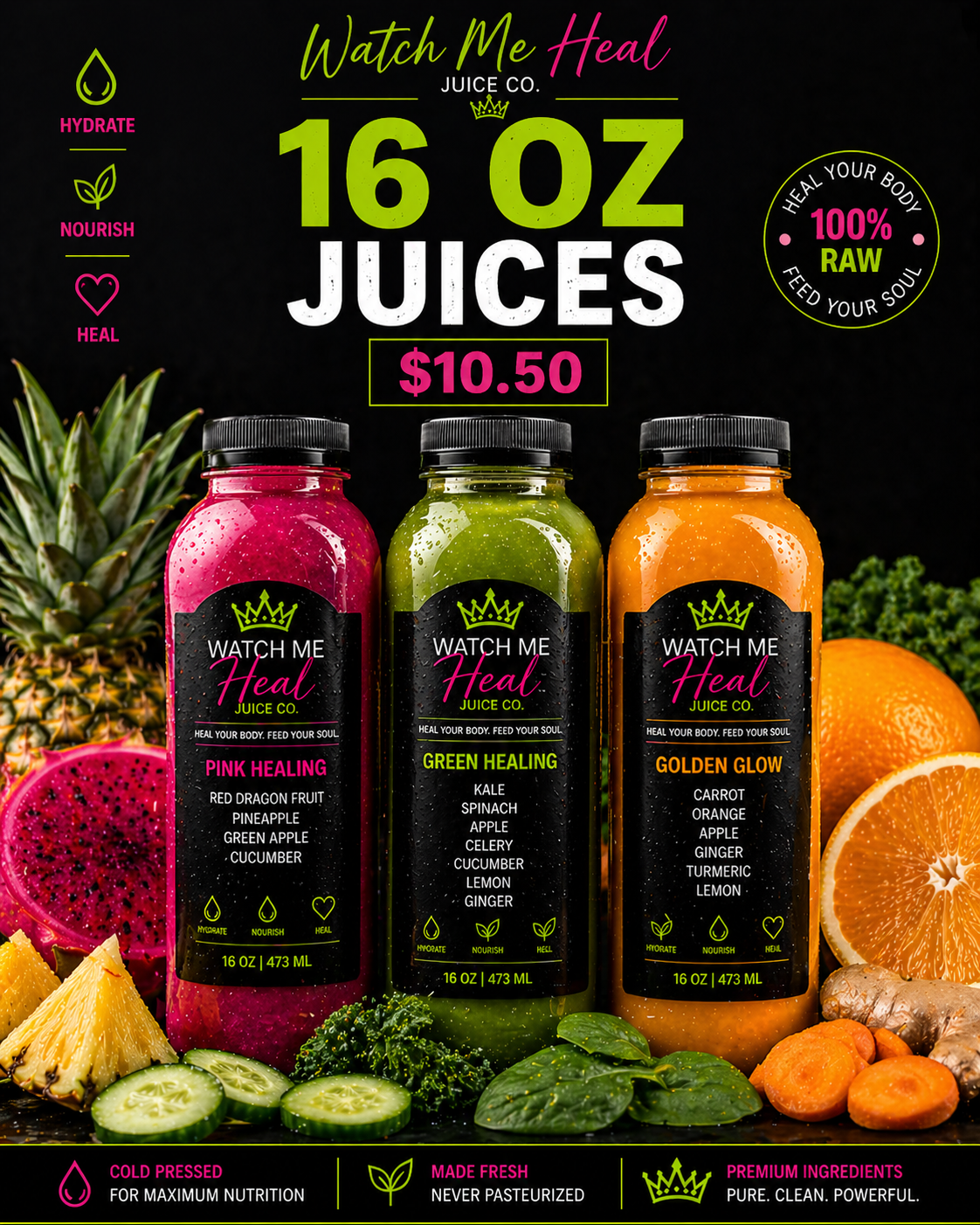 🌈 Signature Juices