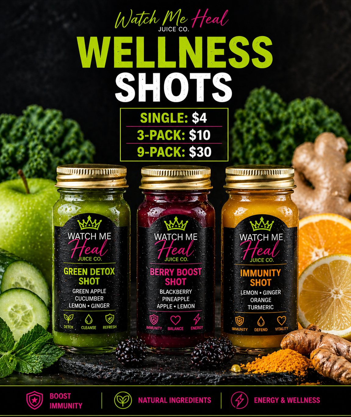 BERRY BOOST- WELLNESS SHOT